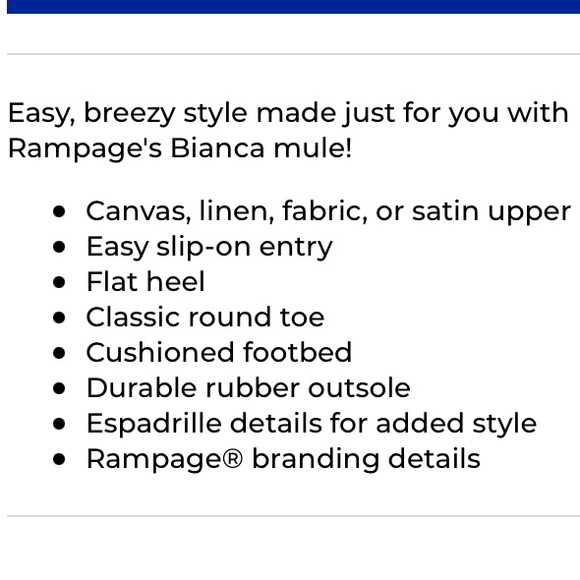 NWOT Black Rampage Espadrille Slides Size 7.5 - Picture 6 of 6